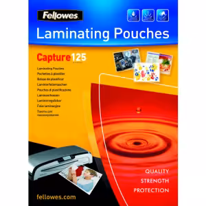 Fellowes A4 Laminating Pouches 125 Micron 5307407 100 Pack