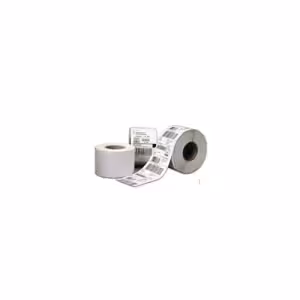 Wasp Barcode Technologies 1.25" x 1.00" TT Paper Labels 5" OD 2300 Per Roll 4 Rolls