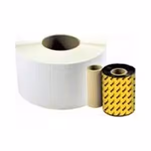 Wasp Barcode Technologies WASP403713 3.00" x 1.00" TT Paper Labels 5" OD 4 Rolls