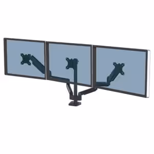 Fellowes Platinum Series Triple Monitor Arm Gas Sprung with USB Connectivity 8042601