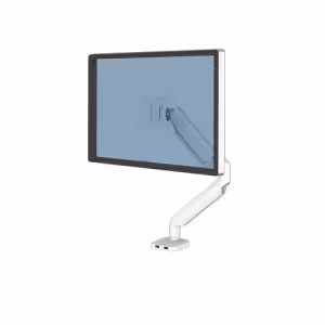 Fellowes Platinum Series Single Monitor Arm White Up to 40" 8056201