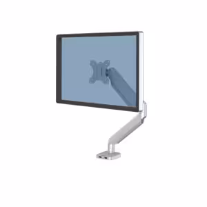 Fellowes Platinum Single Monitor Arm, Silver, Fits up to 40" (8056401)