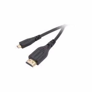 Akasa HDMI Micro to HDMI Cable 1.5m Black AK-CBHD08-15BK