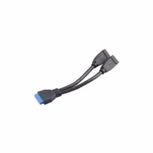 Akasa USB 3.0 Internal Motherboard Adapter 2x USB-A Female AKACB62A