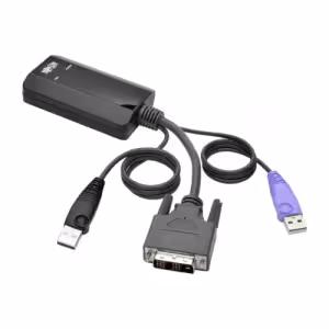 Tripp Lite NetDirector DVI USB Server Interface Unit Virtual Media CAC TLKVM0062