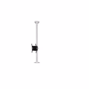 B-TECH BT5964-FD100/W CCTV Ceiling Mount for VESA 200 Tilt Screen and Dome Camera 1m