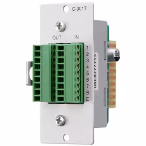 TOA M-9000 Series C-001T Input / Output Control Module