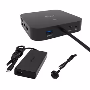 I-Tec USB-C HDMI Dual DisplayPort 100W Docking Station C31TRI4KDPDPRO100UK