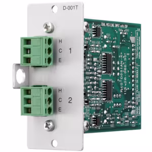TOA M-9000 Series D-001T Dual Mic/Line Input Module with DSP