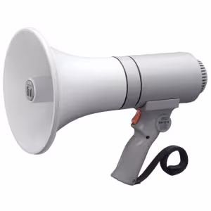 TOA ER-1215 Handheld Megaphone, Grey, 15W, 315m Range