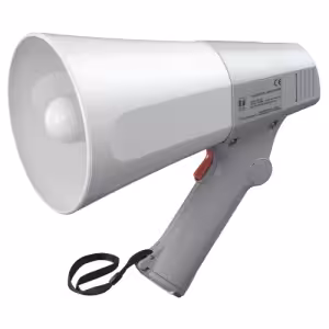 TOA ER-520 Handheld Megaphone, 6W, Grey, 250m Range