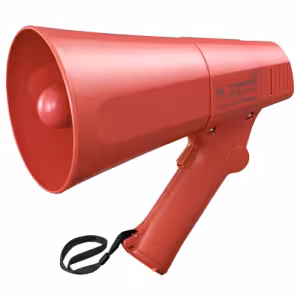 TOA ER-520S Handheld Megaphone with Siren 6W 250m Range Red