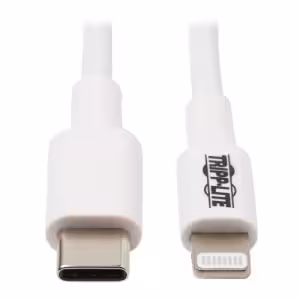 Tripp Lite USB-C to Lightning MFi Certified Sync & Charge Cable White 0.9m TLCBL1391