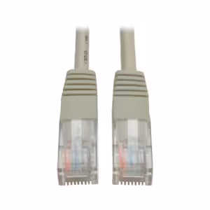 Tripp Lite Cat5e 350MHz Molded UTP Ethernet Cable RJ45 M/M Grey 20ft N002-020-GY