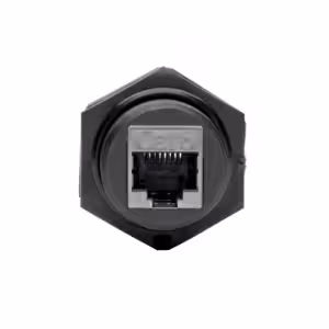 Tripp Lite TLCBL0352 Industrial RJ45 Bulkhead Coupler Cat5/Cat6 Shielded with Dust Cap
