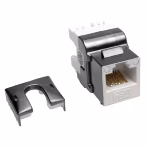 Tripp Lite Cat6a 110-Style Punchdown RJ45 Keystone Jack White TAA N238-001-WH-6A