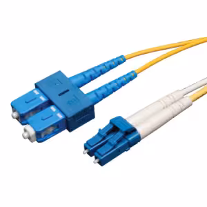 Tripp Lite LC/SC Duplex Singlemode 9/125 Fiber Patch Cable, 3m