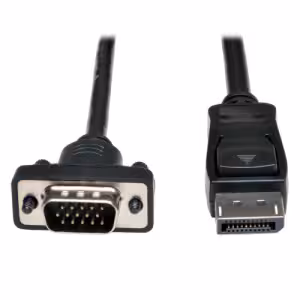 Tripp Lite DisplayPort 1.2 to VGA Active Adapter Cable with Latches 6ft P581-006-VGA-V2