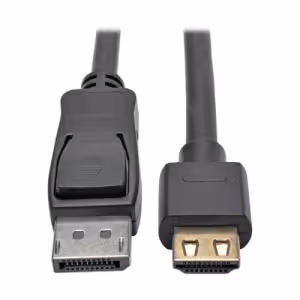 Tripp Lite DisplayPort 1.2 to HDMI Active Adapter Cable M/M 4K 60Hz Gripping Plug P582-015-HD-V2A