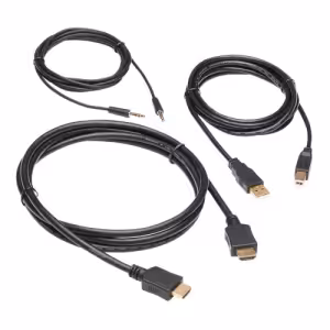 Tripp Lite TLCBL0812 P782-006-HA 4K 3.5mm Audio HDMI KVM Cable Kit Black 1.83m (6ft)