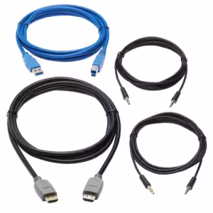 Tripp Lite TLCBL0817 4K HDMI USB 3.2 Gen 1 KVM Cable Kit for B005-HUA2-K & B005-HUA4