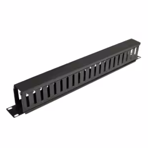 Tripp Lite SmartRack 1U Horizontal Cable Manager Finger Duct with Cover SRCABLEDUCT1U