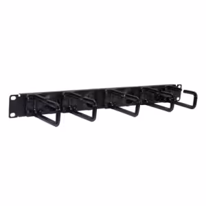 Tripp Lite SmartRack 1U Horizontal Cable Manager Flexible Ring Type SRCABLERING1U