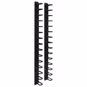 Tripp Lite SmartRack 6ft Vertical Cable Manager Flexible Ring Toolless TLRAK0056