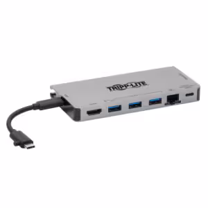 Tripp Lite U442-DOCK5D-GY USB-C Docking Station 4K HDMI, 100W PD, GbE