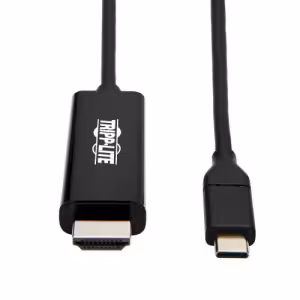 Tripp Lite Usb-c to HDMI Adapter Cable (M/M), 4K 60Hz, 4:4:4, Thunderbolt 3, Black TLCBL1103