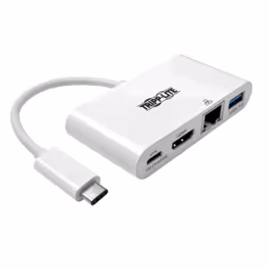 Tripp Lite USB-C Multiport Adapter HDMI 60W PD White TLCBL1152