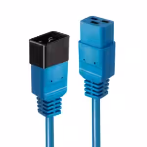 2m IEC C19 to C20 Extension Cable, Blue