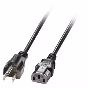 2m US 3 Pin to C13 Mains Cable
