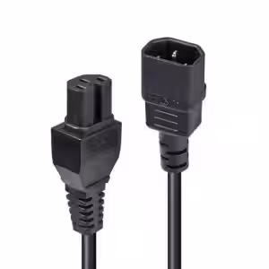 3m IEC C14 to IEC C15 Mains Extension