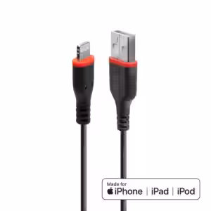 1m Reinforced USB Type A to Lightning Charge and Sync Cable