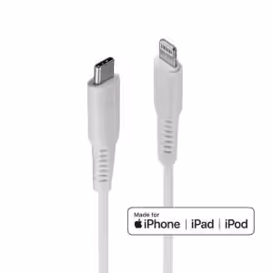 1m USB Type C to Lightning Cable, White