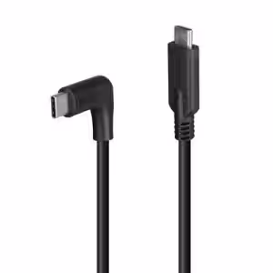 1m USB 3.2 USB-C to Right-Angled USB-C Cable, 10Gbps, 4K60, 60W PD