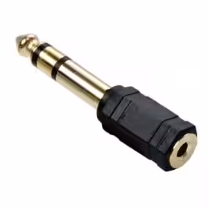 3.5mm Stereo Jack Female to 6.3mm Stereo Jack Male Adapter