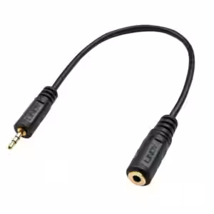 2.5mm Male to 3.5mm Female Audio Adapter