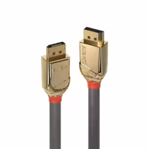 0.5m DisplayPort 1.4 Cable, Gold Line