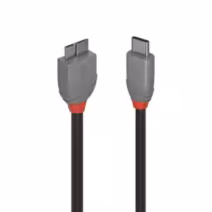 3m USB 3.2 Type C to Micro-B Cable, Anthra Line
