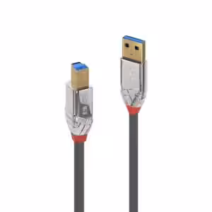 1m USB 3.2 Type A to B Cable, 5Gbps, Cromo Line