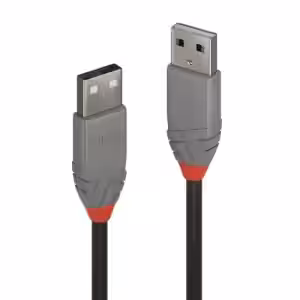 0.2m USB 2.0 Type A to A Cable, Anthra Line