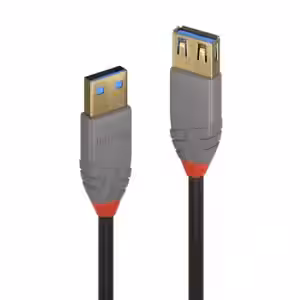Lindy Anthra Line USB 3.2 Type A Extension Cable 0.5m 5Gbps