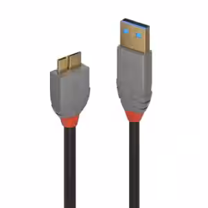 Lindy Anthra Line USB 3.2 Type A to Micro-B Cable 0.5m 5Gbps