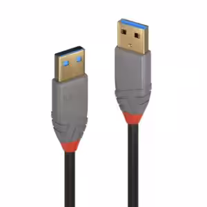 1m USB 3.2 Type A Cable, 5Gbps, Anthra Line