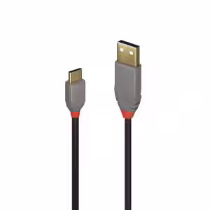 Lindy Anthra Line 0.5m USB 2.0 Type A to C Cable 5V 15W