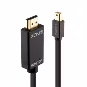 LINDY 36926 1m Mini DisplayPort to HDMI Adapter Cable 4K30Hz