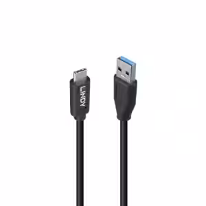 LINDY 0.5m USB 3.2 Type A to C Cable 10Gbps 15W 5V GRS