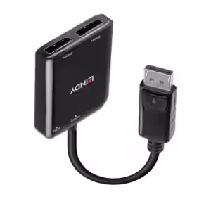 LINDY 38430 2 Port DisplayPort 1.2 MST Hub 4K 30Hz